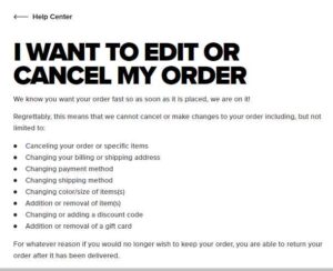 How to Cancel Fashion Nova Order