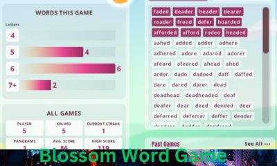 Blossom Word Game