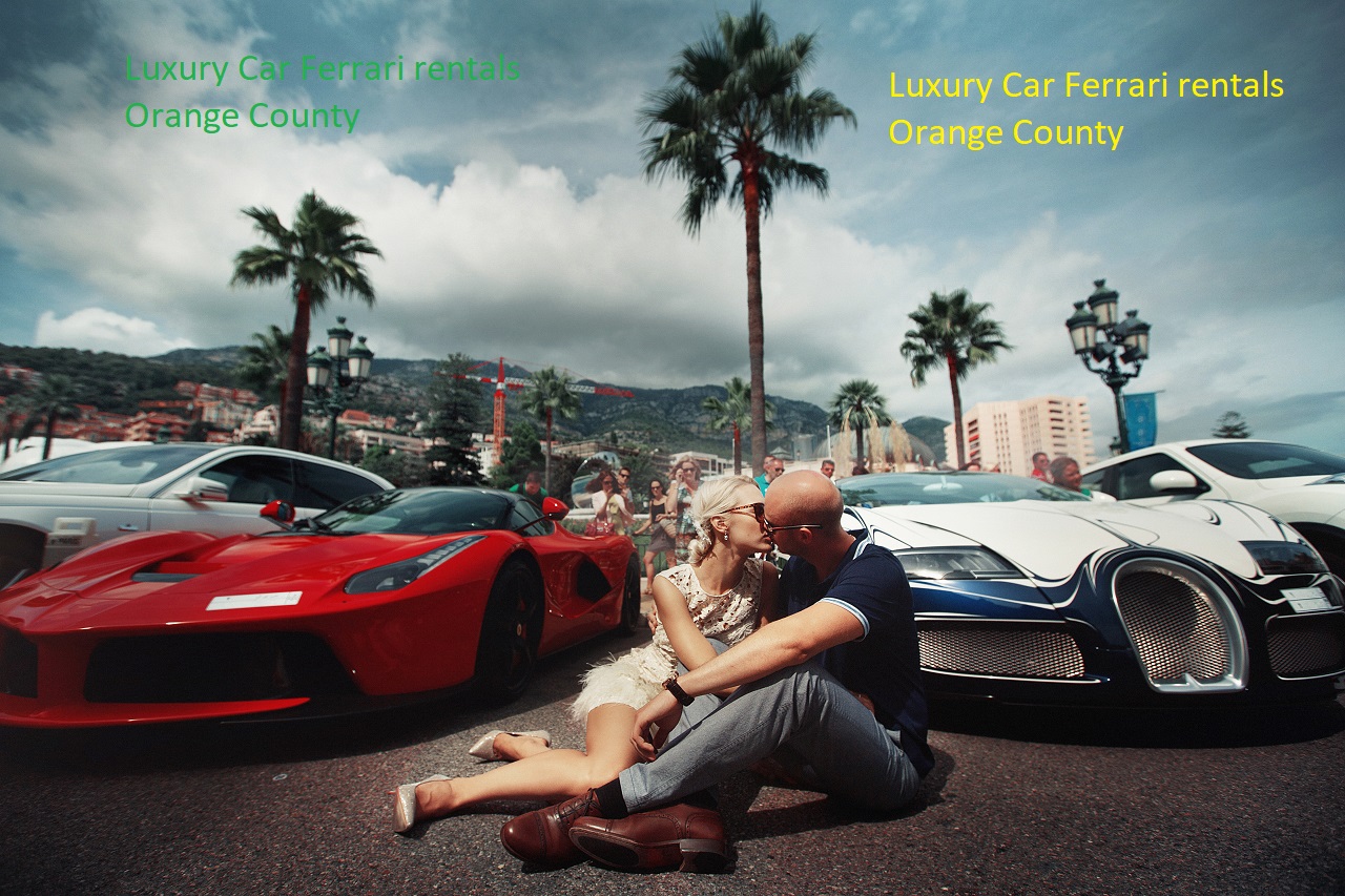 Luxury Car Ferrari rentals Orange County